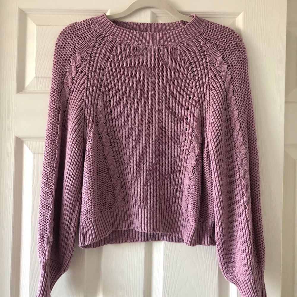 American eagle light purple sweater, size S